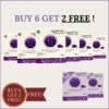 Glowtic Lavender Soap Buy 6 Get 2 Free combo pack, lavender soap for calming skin and stress relief bathing routine.