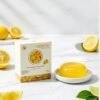 Glowtic Lemon Soap bathing bar for skin brightening and daily face and body cleansing.