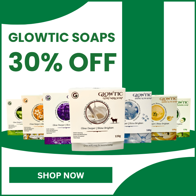 Glowtic herbal soaps collection with 30 percent discount offer